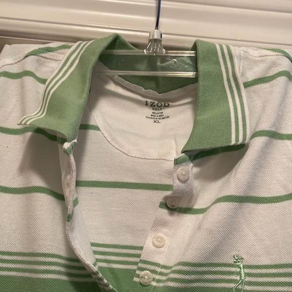Ladies sleeveless Izod Golf shirt - Picture 3 of 7